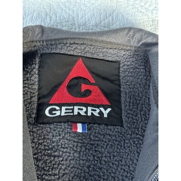 Gerry Men's Size L Blue Textured Waffle Knit Fleece-Lined Full Zip Jacket - Picture 4 of 11